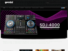 Tablet Screenshot of geminisound.com